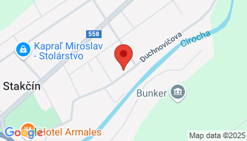 Google map: Duchnovičová 323, Stakčín
